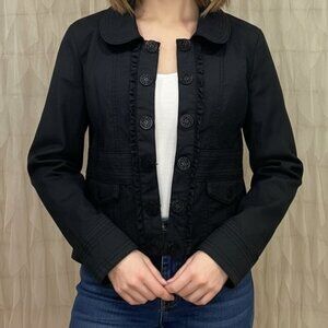 White House Black Market Black Jacket Blazer Women’s Size 4